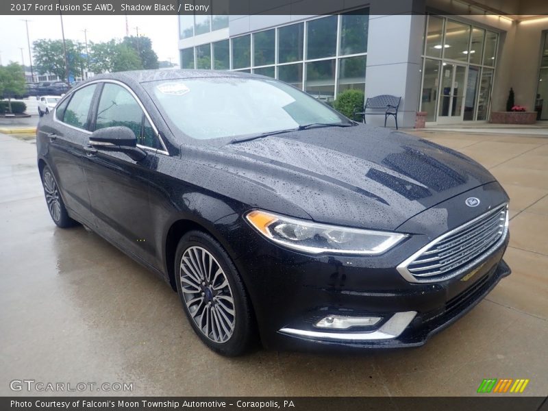 Shadow Black / Ebony 2017 Ford Fusion SE AWD