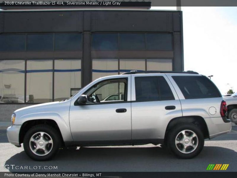 Silverstone Metallic / Light Gray 2008 Chevrolet TrailBlazer LS 4x4