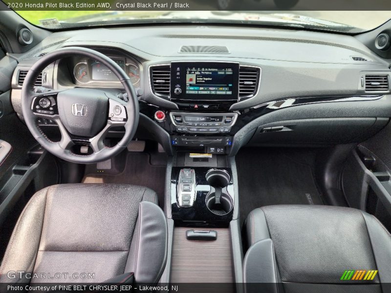 Dashboard of 2020 Pilot Black Edition AWD