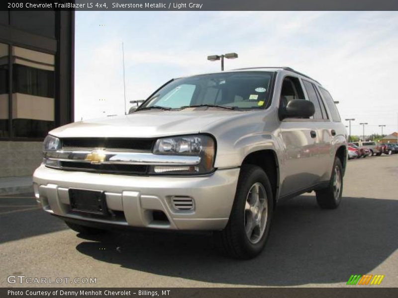 Silverstone Metallic / Light Gray 2008 Chevrolet TrailBlazer LS 4x4