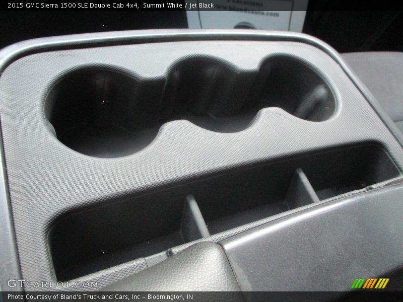 Summit White / Jet Black 2015 GMC Sierra 1500 SLE Double Cab 4x4