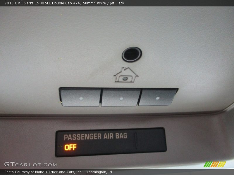 Summit White / Jet Black 2015 GMC Sierra 1500 SLE Double Cab 4x4