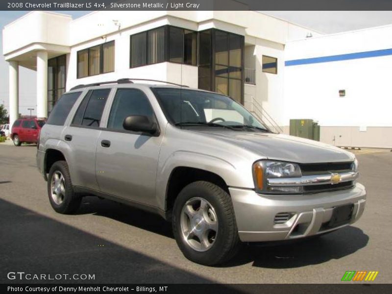 Silverstone Metallic / Light Gray 2008 Chevrolet TrailBlazer LS 4x4