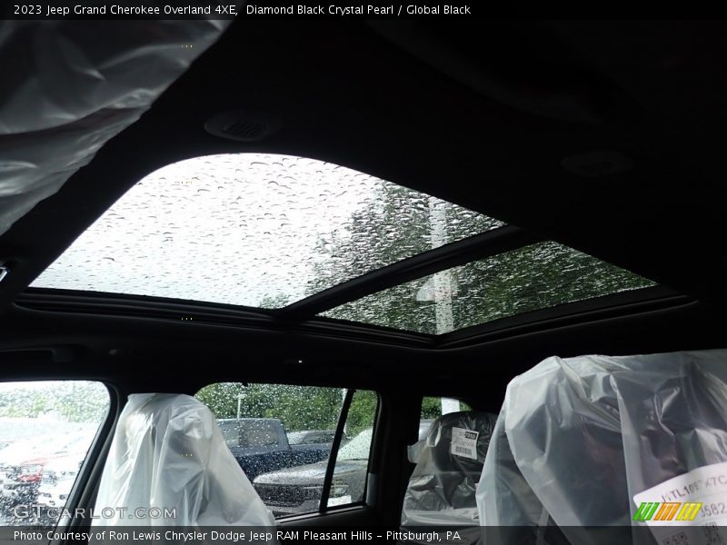 Sunroof of 2023 Grand Cherokee Overland 4XE