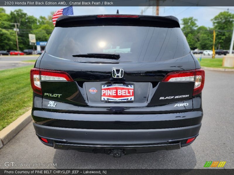 Crystal Black Pearl / Black 2020 Honda Pilot Black Edition AWD