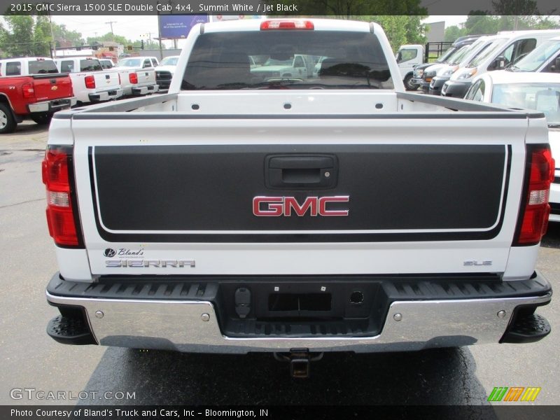 Summit White / Jet Black 2015 GMC Sierra 1500 SLE Double Cab 4x4