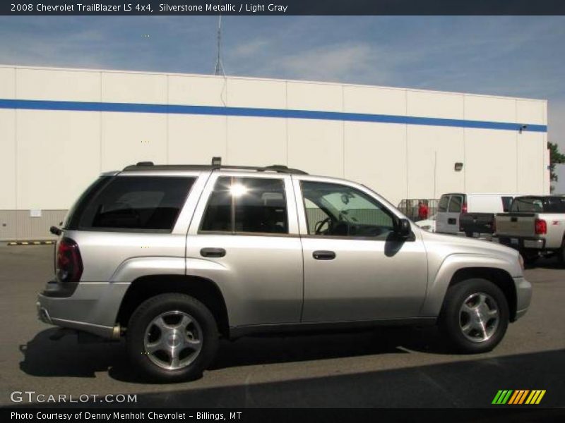 Silverstone Metallic / Light Gray 2008 Chevrolet TrailBlazer LS 4x4