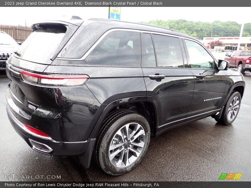 Diamond Black Crystal Pearl / Global Black 2023 Jeep Grand Cherokee Overland 4XE