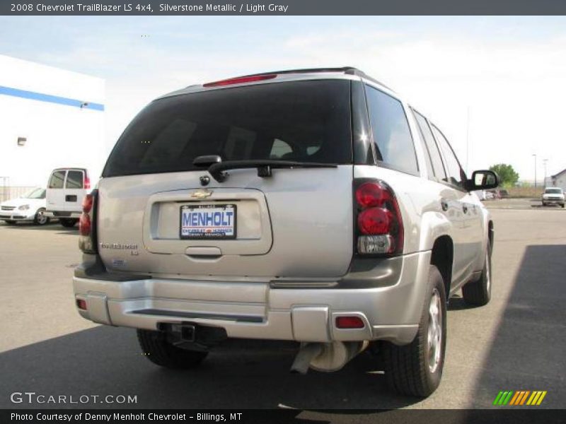 Silverstone Metallic / Light Gray 2008 Chevrolet TrailBlazer LS 4x4