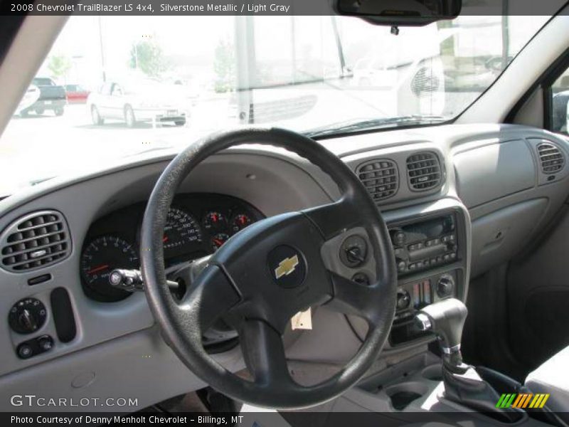 Silverstone Metallic / Light Gray 2008 Chevrolet TrailBlazer LS 4x4