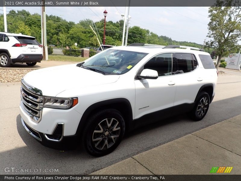 Summit White / Jet Black 2021 GMC Acadia SLE AWD