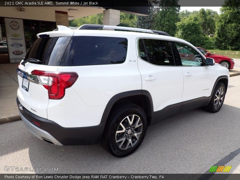 Summit White / Jet Black 2021 GMC Acadia SLE AWD