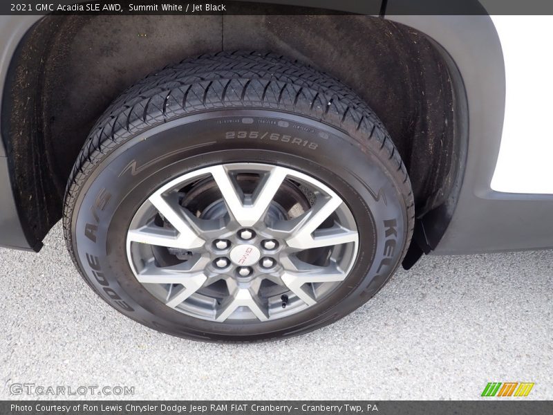 Summit White / Jet Black 2021 GMC Acadia SLE AWD