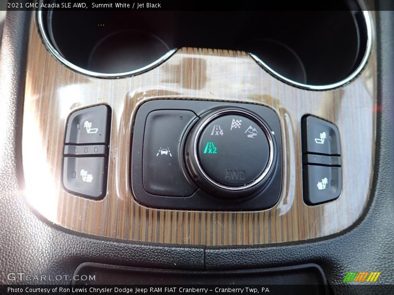 Summit White / Jet Black 2021 GMC Acadia SLE AWD