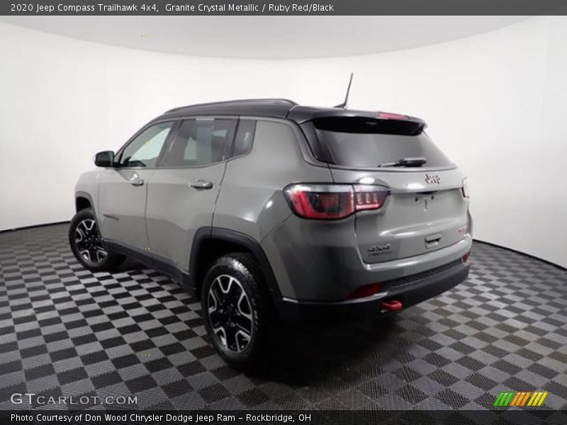 Granite Crystal Metallic / Ruby Red/Black 2020 Jeep Compass Trailhawk 4x4