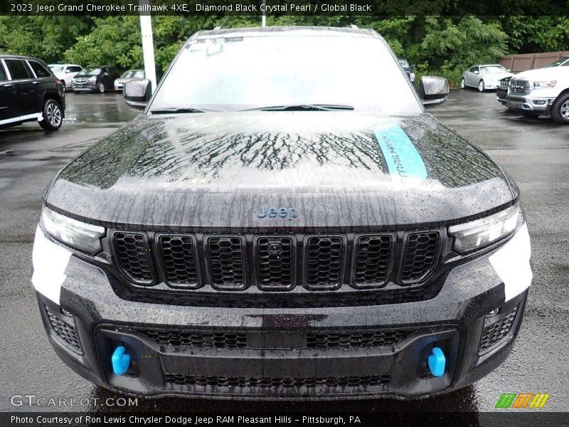 Diamond Black Crystal Pearl / Global Black 2023 Jeep Grand Cherokee Trailhawk 4XE