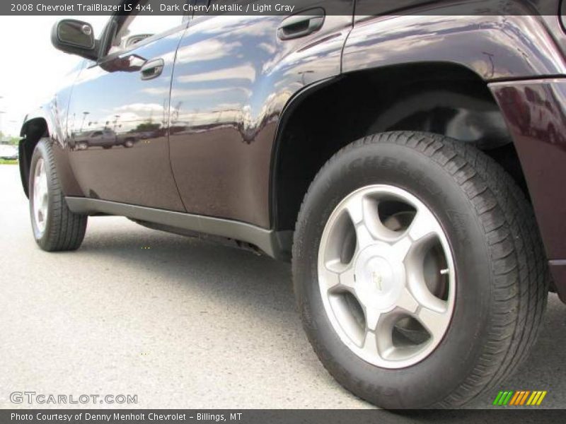 Dark Cherry Metallic / Light Gray 2008 Chevrolet TrailBlazer LS 4x4