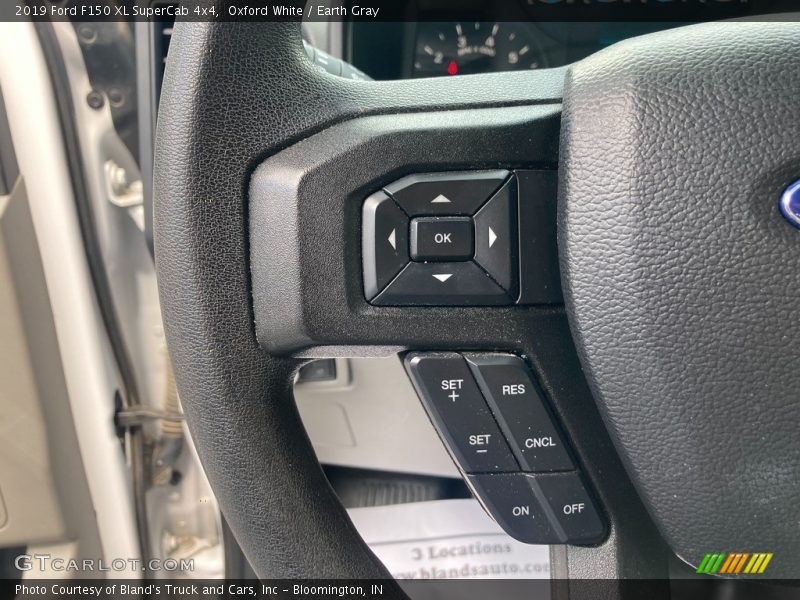 Oxford White / Earth Gray 2019 Ford F150 XL SuperCab 4x4