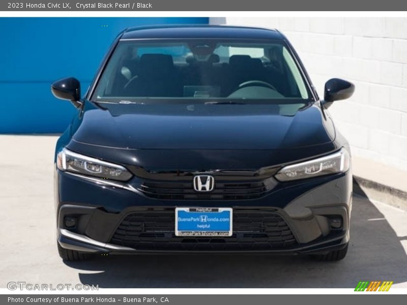 Crystal Black Pearl / Black 2023 Honda Civic LX