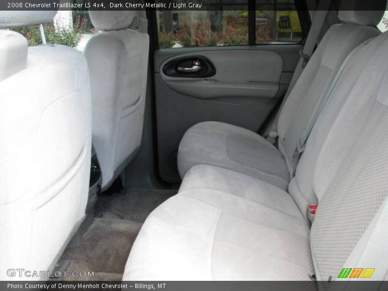 Dark Cherry Metallic / Light Gray 2008 Chevrolet TrailBlazer LS 4x4