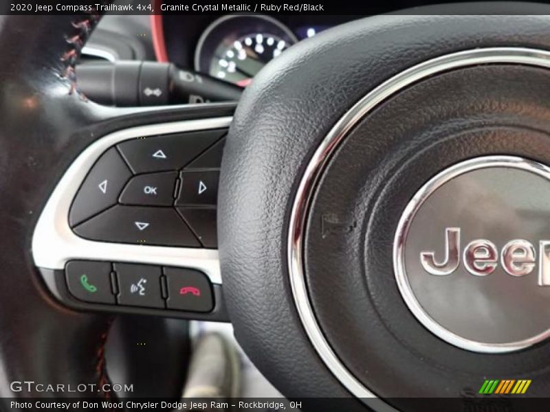 Granite Crystal Metallic / Ruby Red/Black 2020 Jeep Compass Trailhawk 4x4