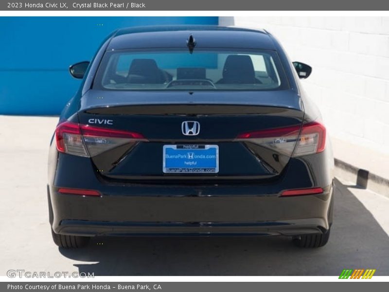 Crystal Black Pearl / Black 2023 Honda Civic LX