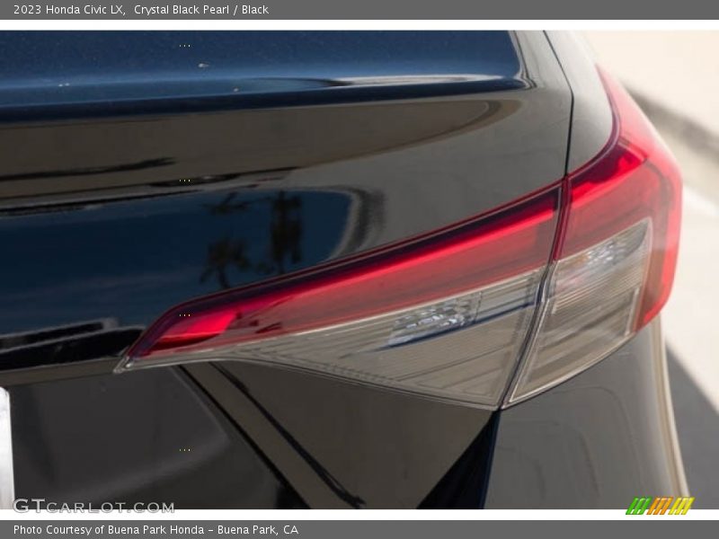 Crystal Black Pearl / Black 2023 Honda Civic LX