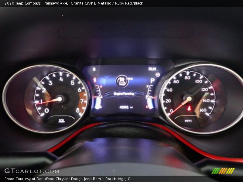 Granite Crystal Metallic / Ruby Red/Black 2020 Jeep Compass Trailhawk 4x4