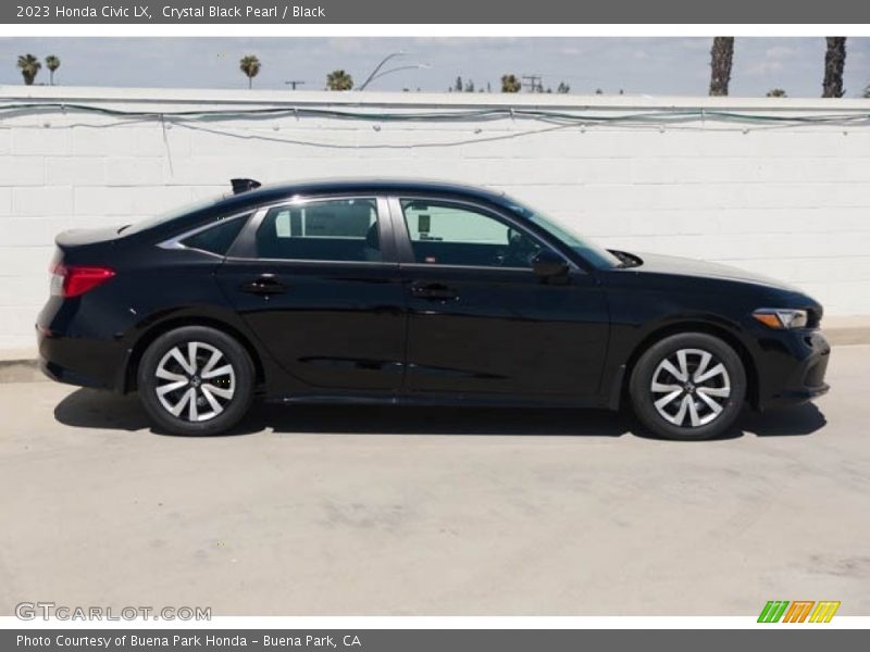 Crystal Black Pearl / Black 2023 Honda Civic LX