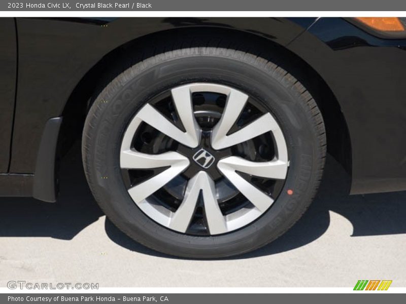 Crystal Black Pearl / Black 2023 Honda Civic LX