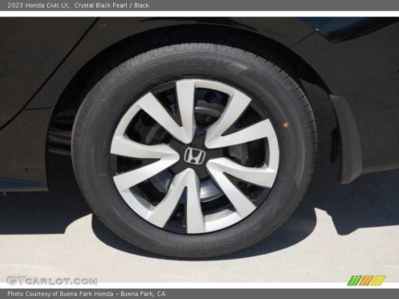 Crystal Black Pearl / Black 2023 Honda Civic LX