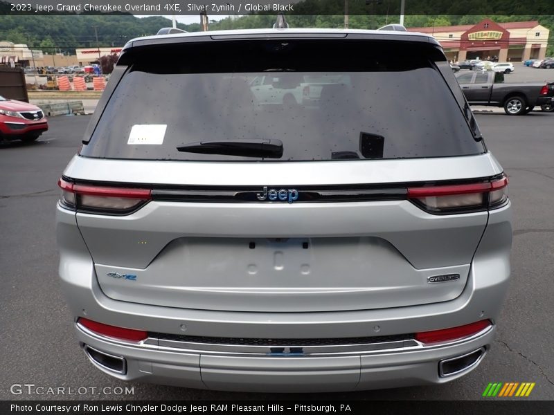 Silver Zynith / Global Black 2023 Jeep Grand Cherokee Overland 4XE