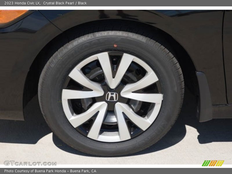 Crystal Black Pearl / Black 2023 Honda Civic LX