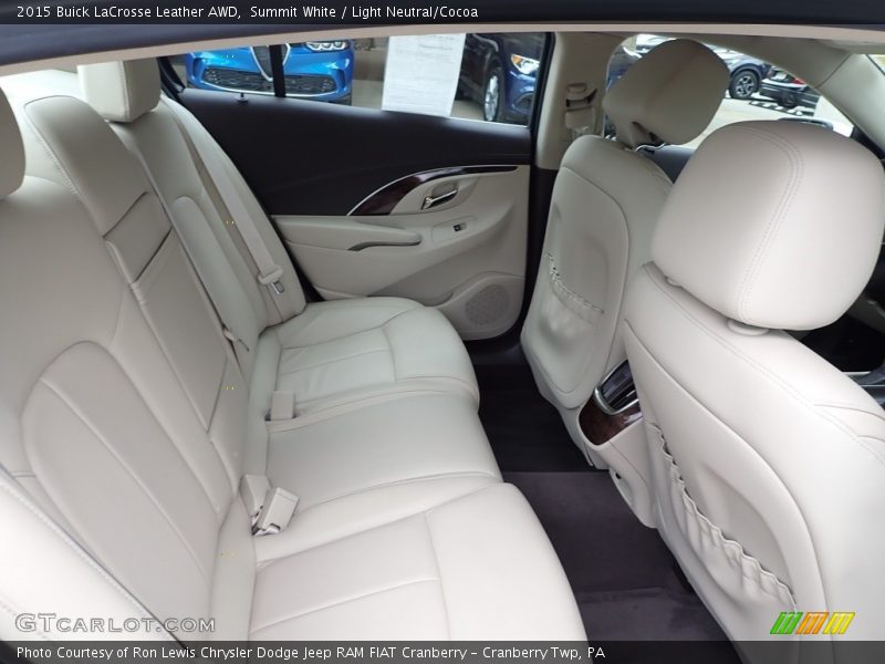 Rear Seat of 2015 LaCrosse Leather AWD