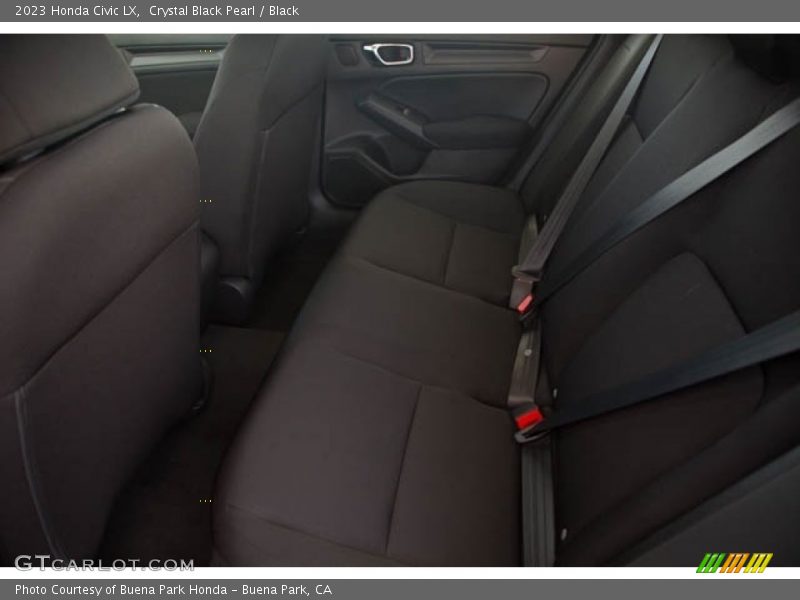 Crystal Black Pearl / Black 2023 Honda Civic LX