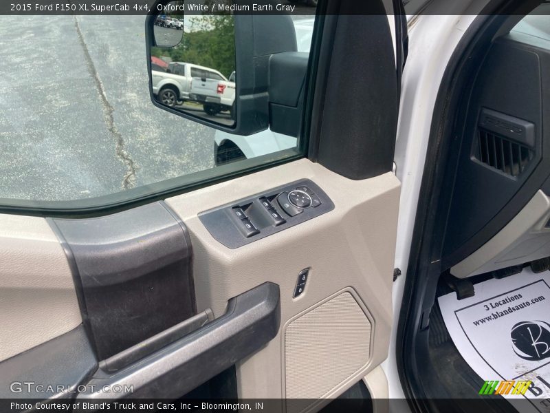 Oxford White / Medium Earth Gray 2015 Ford F150 XL SuperCab 4x4