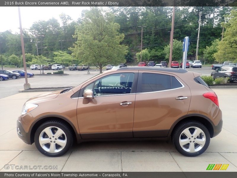 River Rock Metallic / Ebony 2016 Buick Encore Convenience AWD