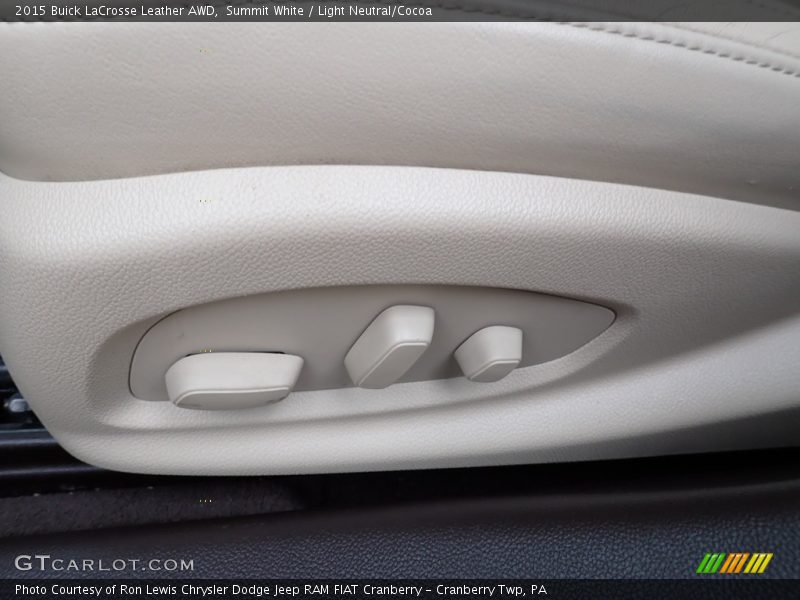 Front Seat of 2015 LaCrosse Leather AWD