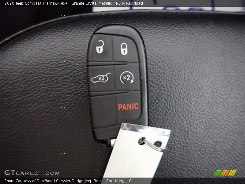 Granite Crystal Metallic / Ruby Red/Black 2020 Jeep Compass Trailhawk 4x4