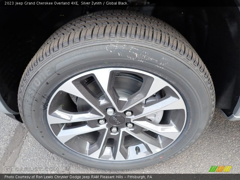 Silver Zynith / Global Black 2023 Jeep Grand Cherokee Overland 4XE