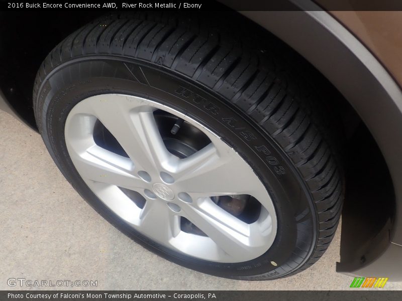 River Rock Metallic / Ebony 2016 Buick Encore Convenience AWD