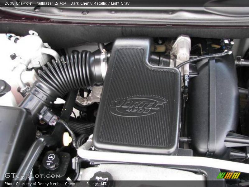 Dark Cherry Metallic / Light Gray 2008 Chevrolet TrailBlazer LS 4x4