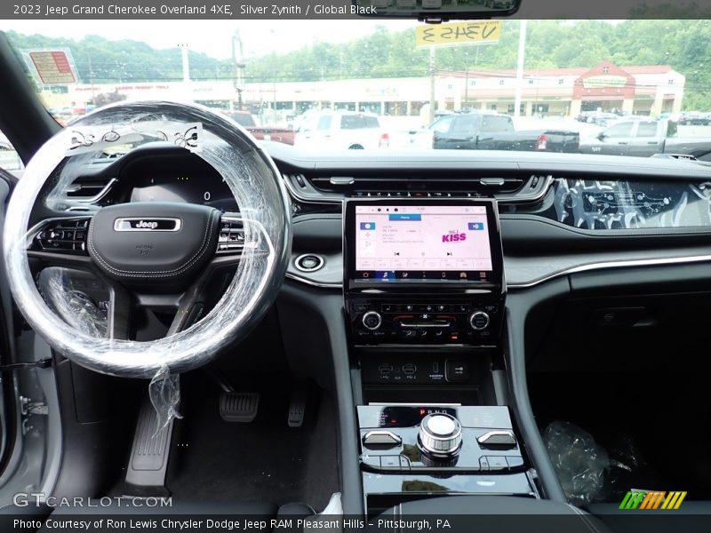 Silver Zynith / Global Black 2023 Jeep Grand Cherokee Overland 4XE