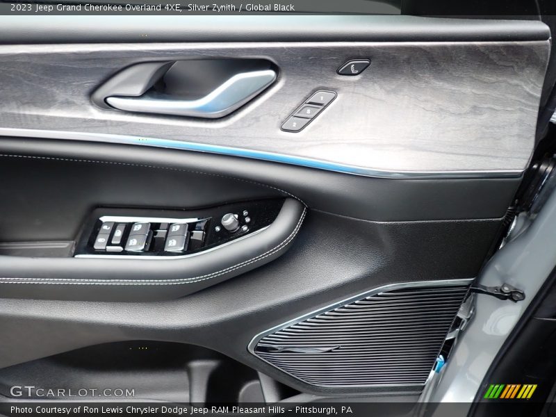 Silver Zynith / Global Black 2023 Jeep Grand Cherokee Overland 4XE