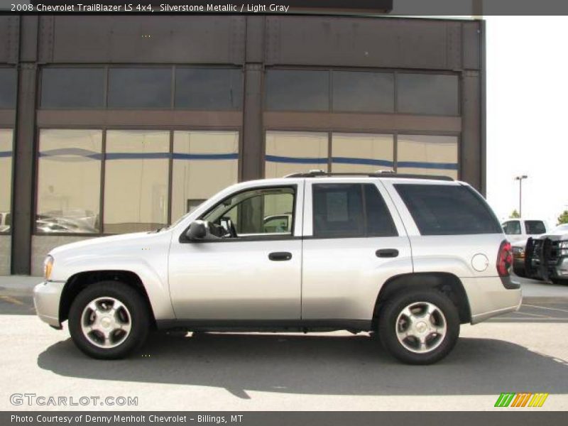 Silverstone Metallic / Light Gray 2008 Chevrolet TrailBlazer LS 4x4