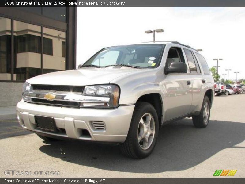 Silverstone Metallic / Light Gray 2008 Chevrolet TrailBlazer LS 4x4