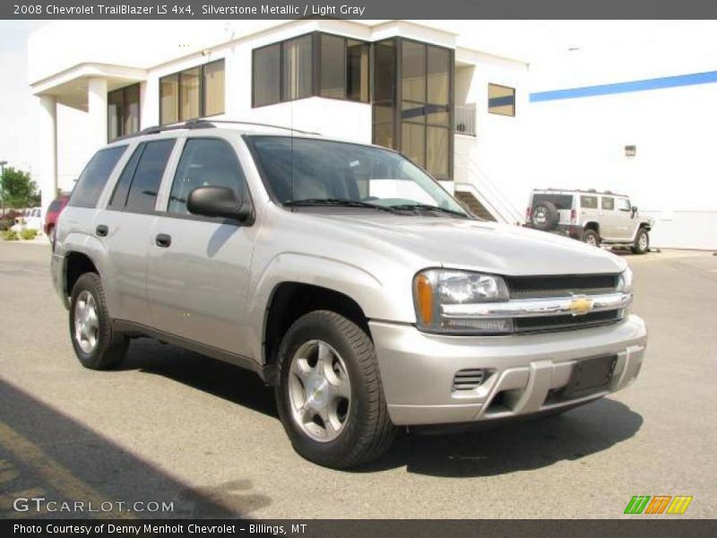 Silverstone Metallic / Light Gray 2008 Chevrolet TrailBlazer LS 4x4