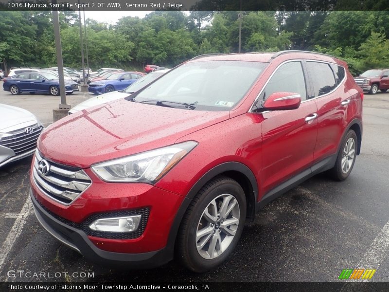 Front 3/4 View of 2016 Santa Fe Sport 2.0T AWD