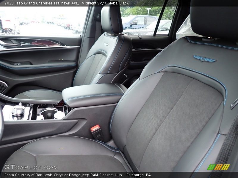 Front Seat of 2023 Grand Cherokee Trailhawk 4XE