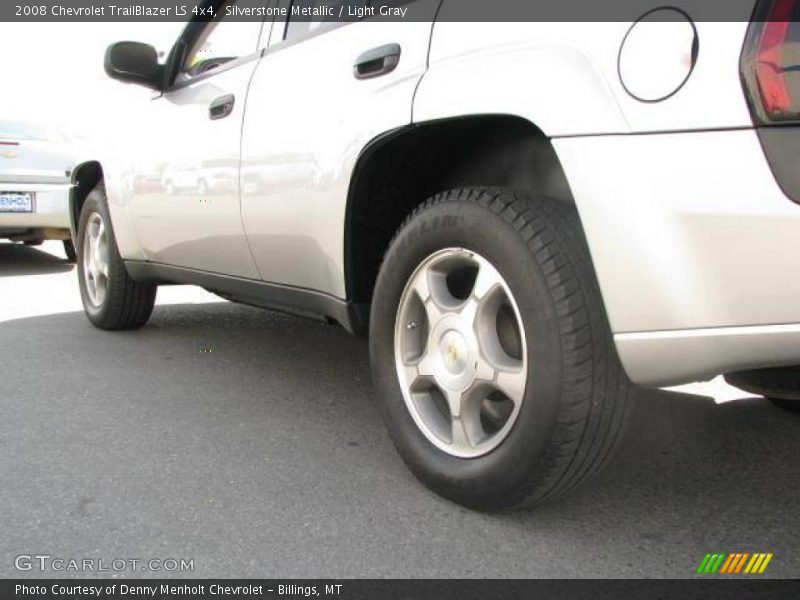 Silverstone Metallic / Light Gray 2008 Chevrolet TrailBlazer LS 4x4